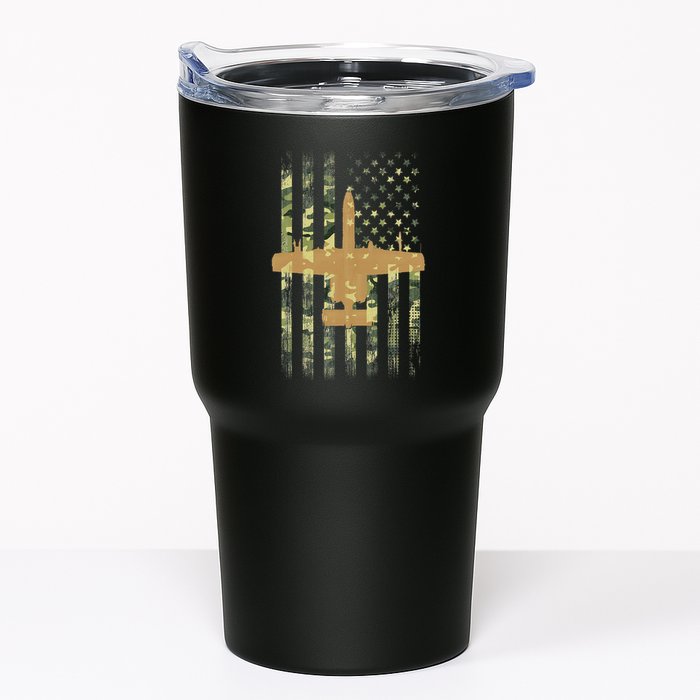 A 10 Thunderbolt Ii Warthog Camo Flag Military Airplane Tumbler