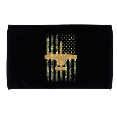A 10 Thunderbolt Ii Warthog Camo Flag Military Airplane Microfiber Hand Towel