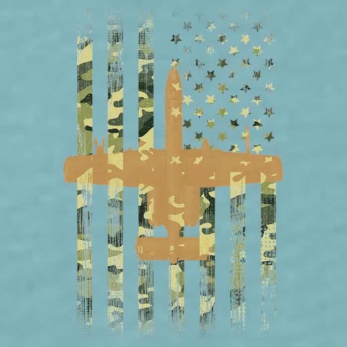 A 10 Thunderbolt Ii Warthog Camo Flag Military Airplane Sueded Cloud Jersey T-Shirt