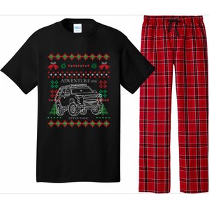 Adventure 101 Ugly Christmas 4runner Surf Gift Pajama Set