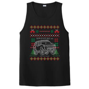 Adventure 101 Ugly Christmas 4runner Surf Gift PosiCharge Competitor Tank