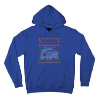 Adventure 101 Ugly Christmas 4runner Surf Gift Hoodie