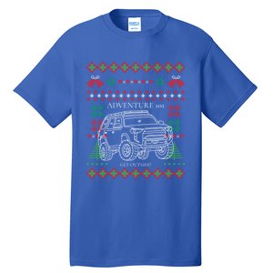 Adventure 101 Ugly Christmas 4runner Surf Gift Tall T-Shirt