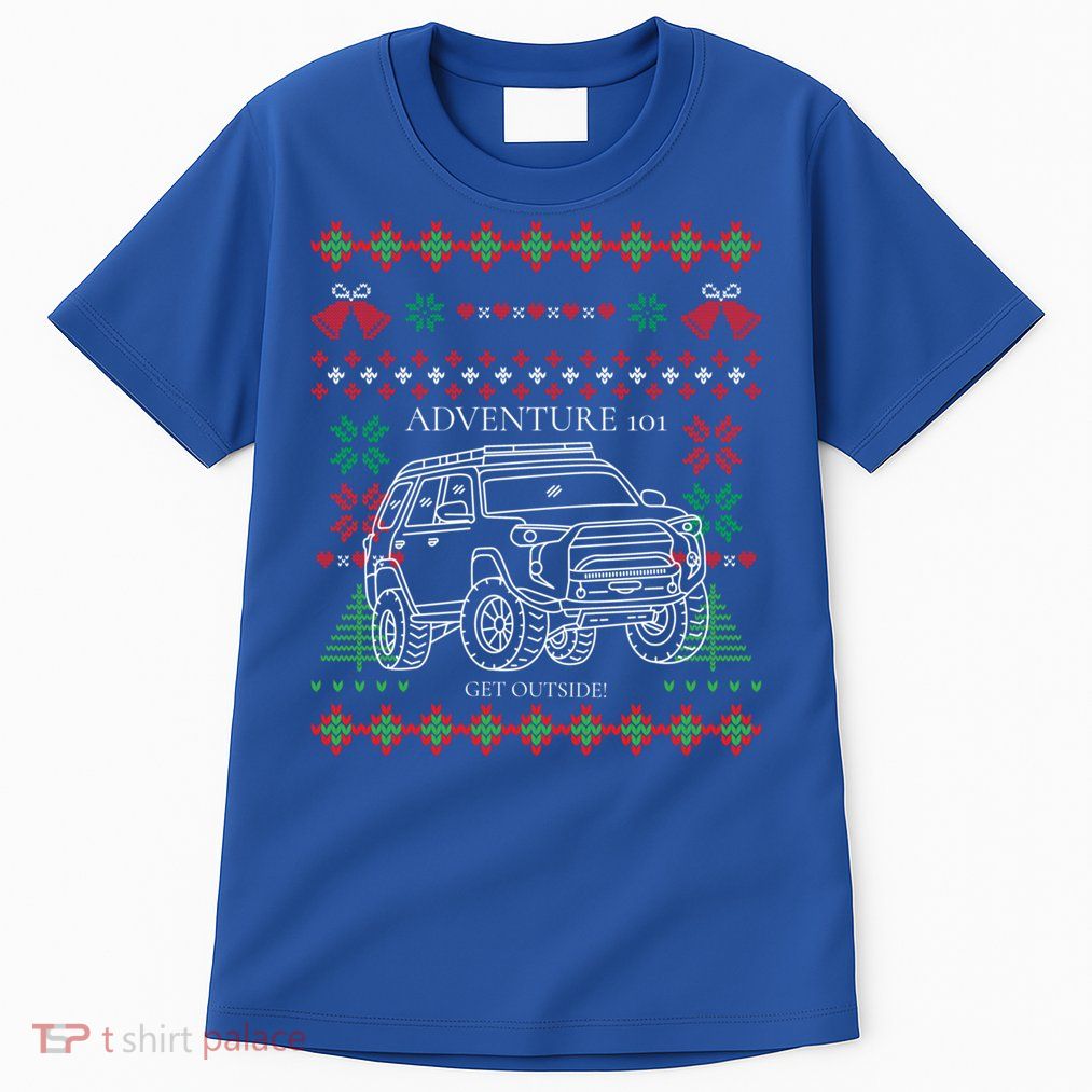 Adventure 101 Ugly Christmas 4runner Surf Gift Tall T-Shirt