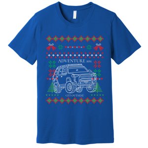 Adventure 101 Ugly Christmas 4runner Surf Gift Premium T-Shirt