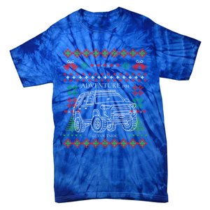 Adventure 101 Ugly Christmas 4runner Surf Gift Tie-Dye T-Shirt