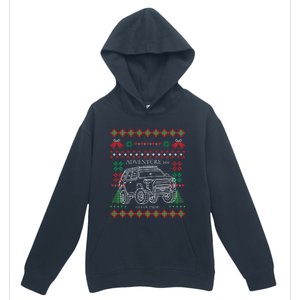 Adventure 101 Ugly Christmas 4runner Surf Gift Urban Pullover Hoodie