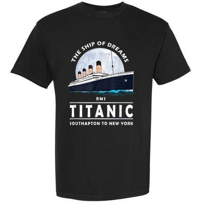 A 1912 Vintage Titanic Voyage Ship Cruise For Son Garment-Dyed Heavyweight T-Shirt