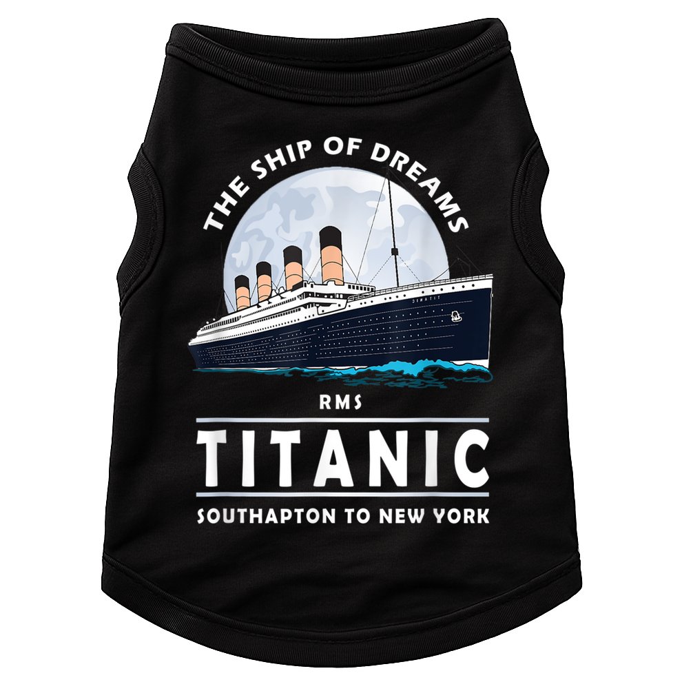 A 1912 Vintage Titanic Voyage Ship Cruise For Son Doggie Tank