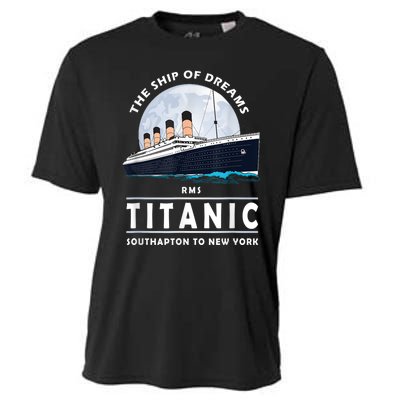 A 1912 Vintage Titanic Voyage Ship Cruise For Son Cooling Performance Crew T-Shirt