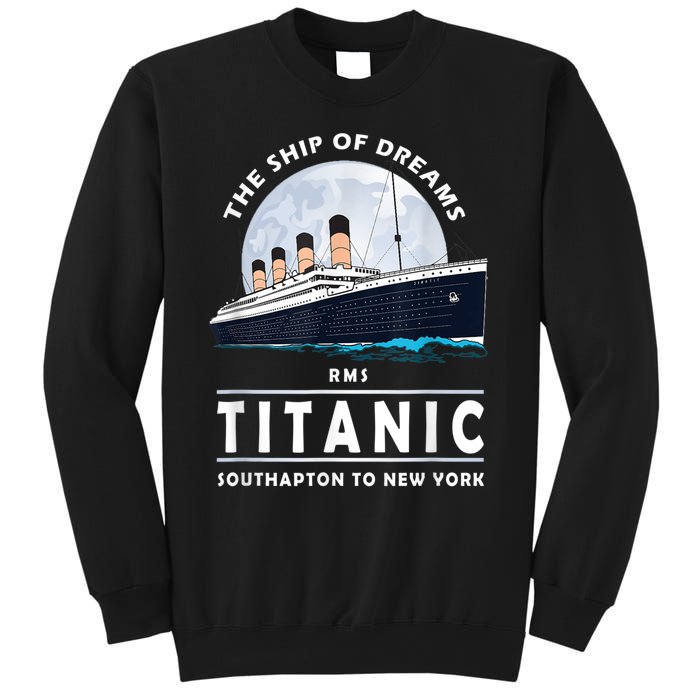 A 1912 Vintage Titanic Voyage Ship Cruise For Son Sweatshirt