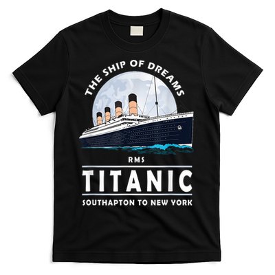A 1912 Vintage Titanic Voyage Ship Cruise For Son T-Shirt