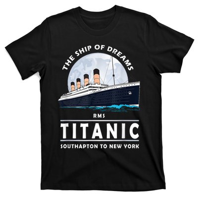 A 1912 Vintage Titanic Voyage Ship Cruise For Son T-Shirt