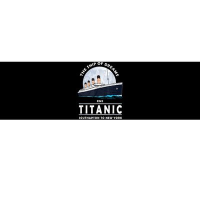 A 1912 Vintage Titanic Voyage Ship Cruise For Son Bumper Sticker