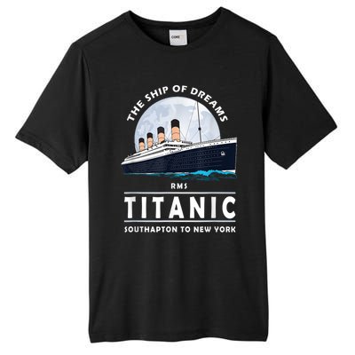 A 1912 Vintage Titanic Voyage Ship Cruise For Son Tall Fusion ChromaSoft Performance T-Shirt