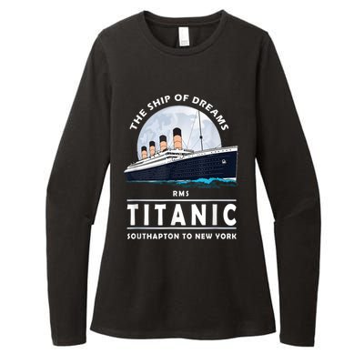 A 1912 Vintage Titanic Voyage Ship Cruise For Son Womens CVC Long Sleeve Shirt