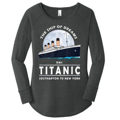 A 1912 Vintage Titanic Voyage Ship Cruise For Son Women's Perfect Tri Tunic Long Sleeve Shirt