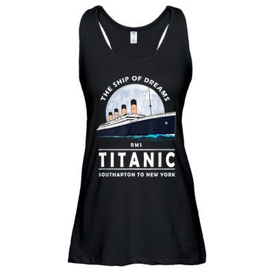 A 1912 Vintage Titanic Voyage Ship Cruise For Son Ladies Essential Flowy Tank