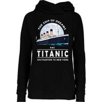 A 1912 Vintage Titanic Voyage Ship Cruise For Son Womens Funnel Neck Pullover Hood