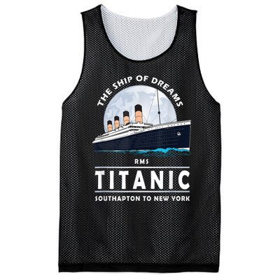 A 1912 Vintage Titanic Voyage Ship Cruise For Son Mesh Reversible Basketball Jersey Tank