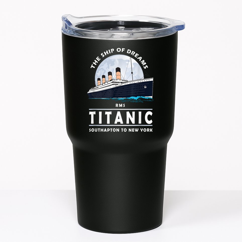 A 1912 Vintage Titanic Voyage Ship Cruise For Son Tumbler