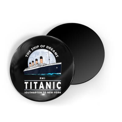 A 1912 Vintage Titanic Voyage Ship Cruise For Son Magnet