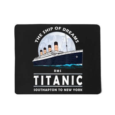 A 1912 Vintage Titanic Voyage Ship Cruise For Son Mousepad