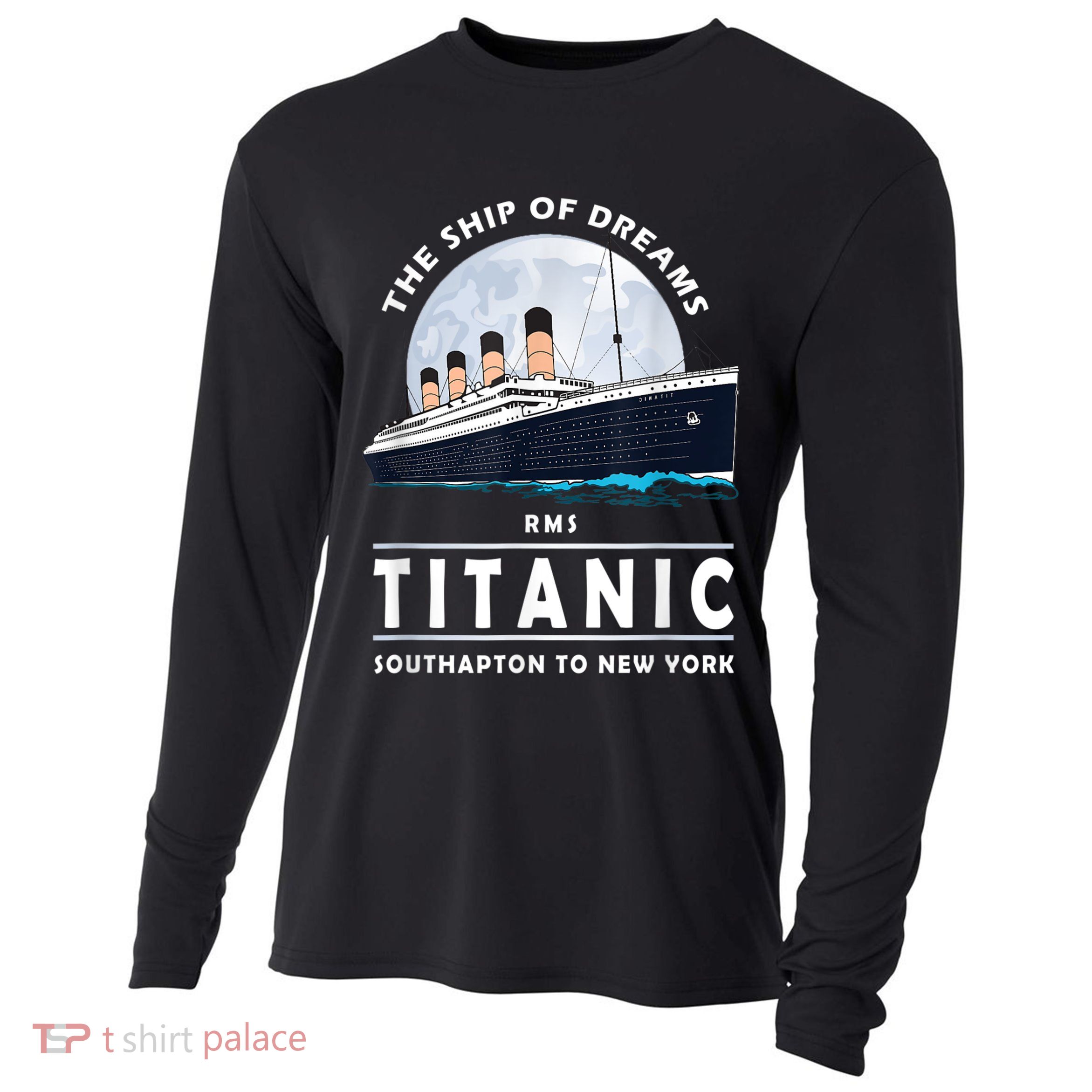 A 1912 Vintage Titanic Voyage Ship Cruise For Son Cooling Performance Long Sleeve Crew