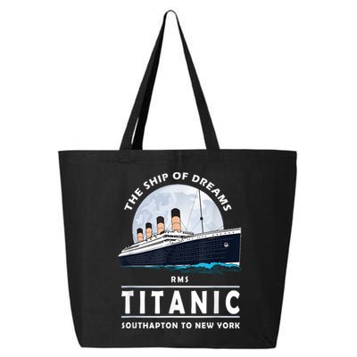 A 1912 Vintage Titanic Voyage Ship Cruise For Son 25L Jumbo Tote