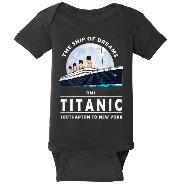 A 1912 Vintage Titanic Voyage Ship Cruise For Son Baby Bodysuit