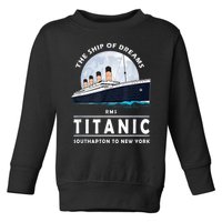 A 1912 Vintage Titanic Voyage Ship Cruise For Son Toddler Sweatshirt