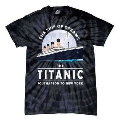 A 1912 Vintage Titanic Voyage Ship Cruise For Son Tie-Dye T-Shirt