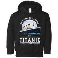 A 1912 Vintage Titanic Voyage Ship Cruise For Son Toddler Hoodie