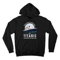 A 1912 Vintage Titanic Voyage Ship Cruise For Son Tall Hoodie