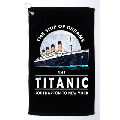 A 1912 Vintage Titanic Voyage Ship Cruise For Son Golf Towel