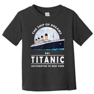 A 1912 Vintage Titanic Voyage Ship Cruise For Son Toddler T-Shirt