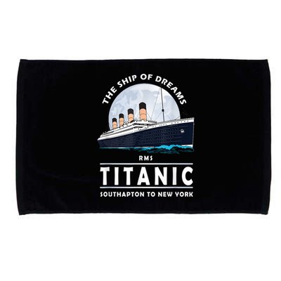 A 1912 Vintage Titanic Voyage Ship Cruise For Son Microfiber Hand Towel