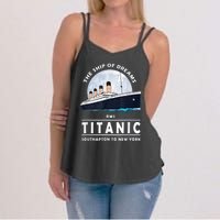 A 1912 Vintage Titanic Voyage Ship Cruise For Son Women's Strappy Tank