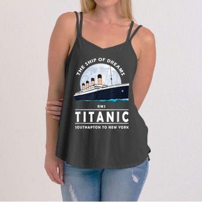 A 1912 Vintage Titanic Voyage Ship Cruise For Son Women's Strappy Tank