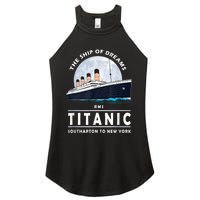 A 1912 Vintage Titanic Voyage Ship Cruise For Son Women's Perfect Tri Rocker Tank