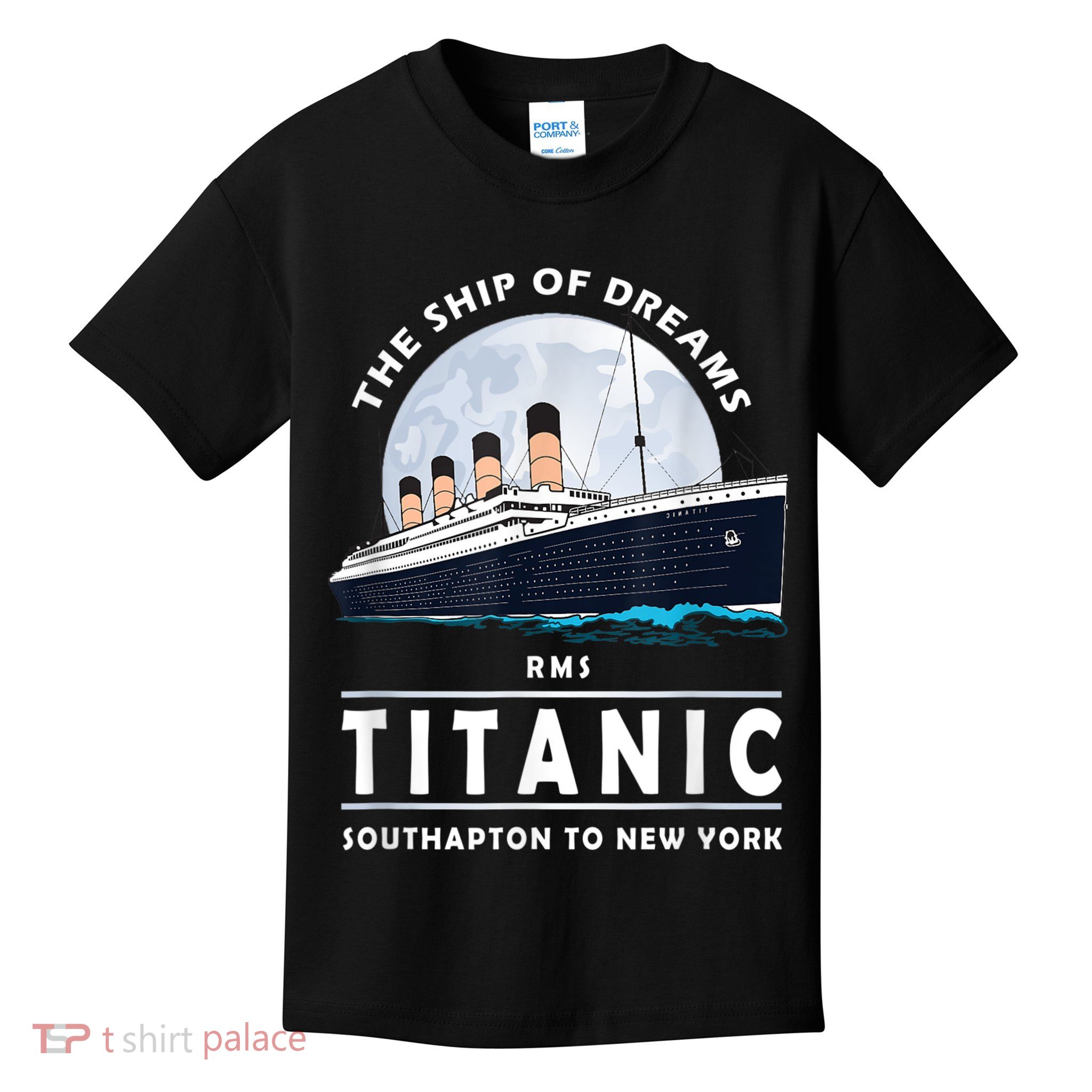 A 1912 Vintage Titanic Voyage Ship Cruise For Son Kids T-Shirt
