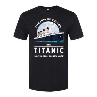 A 1912 Vintage Titanic Voyage Ship Cruise For Son Softstyle CVC T-Shirt