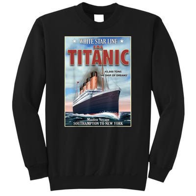 A 1912 Vintage Titanic Voyage Ship Cruise Vessel Sweatshirt