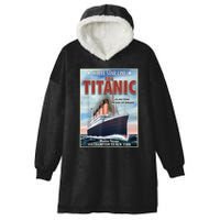 A 1912 Vintage Titanic Voyage Ship Cruise Vessel Hooded Wearable Blanket