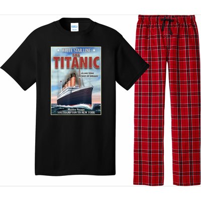 A 1912 Vintage Titanic Voyage Ship Cruise Vessel Pajama Set