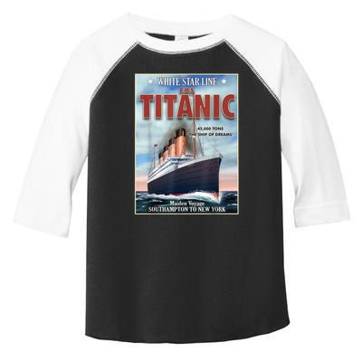 A 1912 Vintage Titanic Voyage Ship Cruise Vessel Toddler Fine Jersey T-Shirt