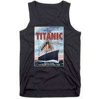 A 1912 Vintage Titanic Voyage Ship Cruise Vessel Tank Top