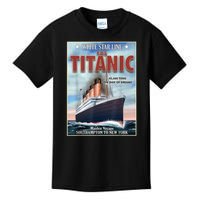 A 1912 Vintage Titanic Voyage Ship Cruise Vessel Kids T-Shirt