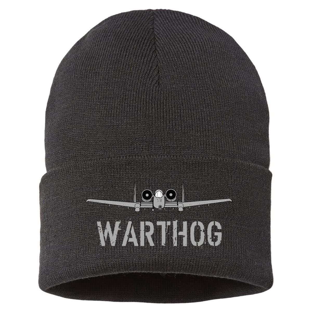 A 10 WartHog Attack Jet A 10 Thunderbolt Sustainable Knit Beanie