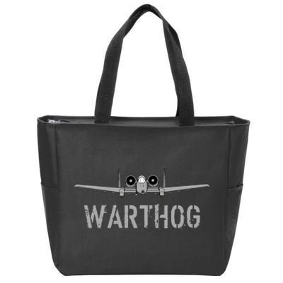 A 10 WartHog Attack Jet A 10 Thunderbolt Zip Tote Bag